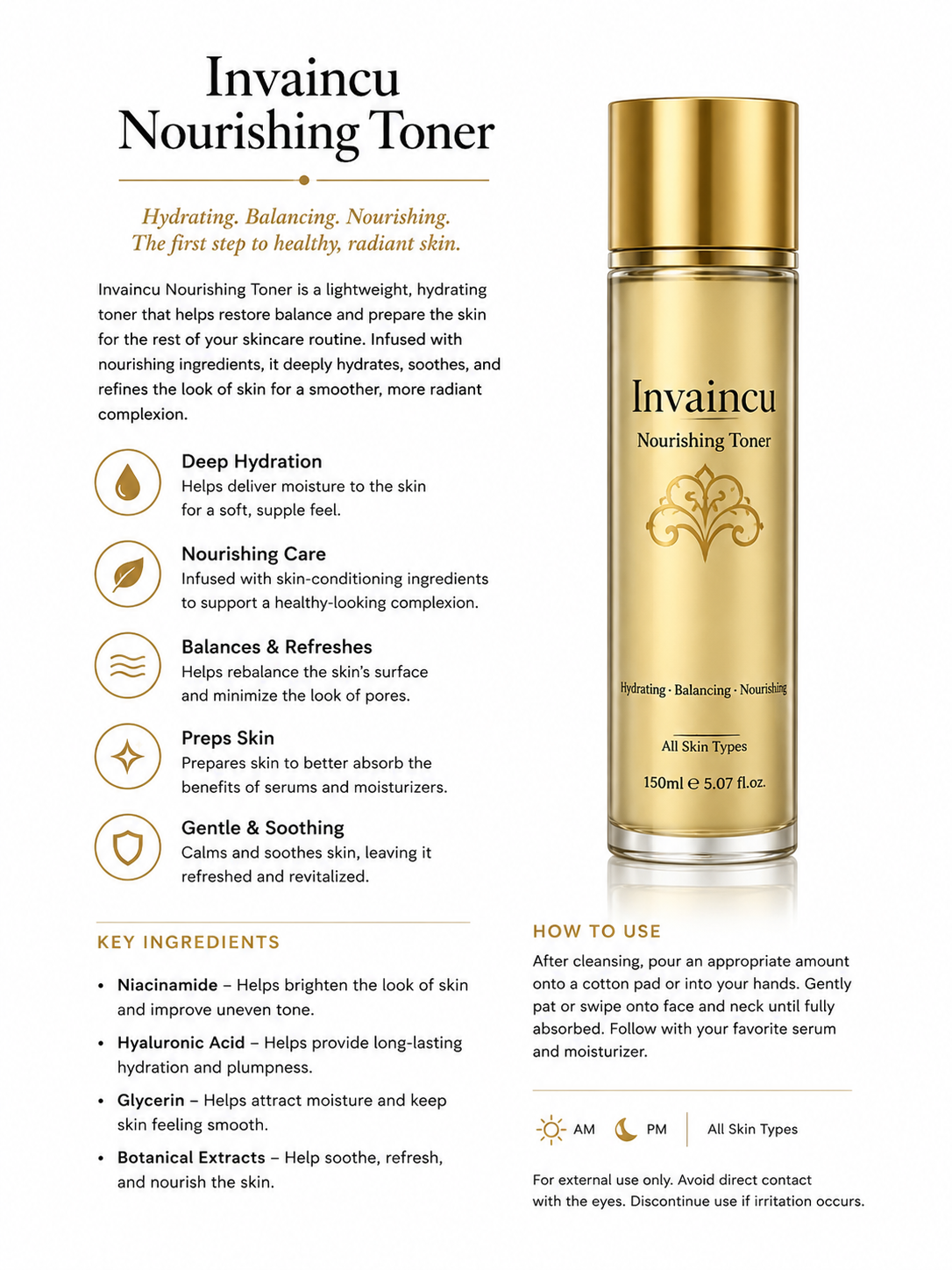 Invaincu Nourishing Toner