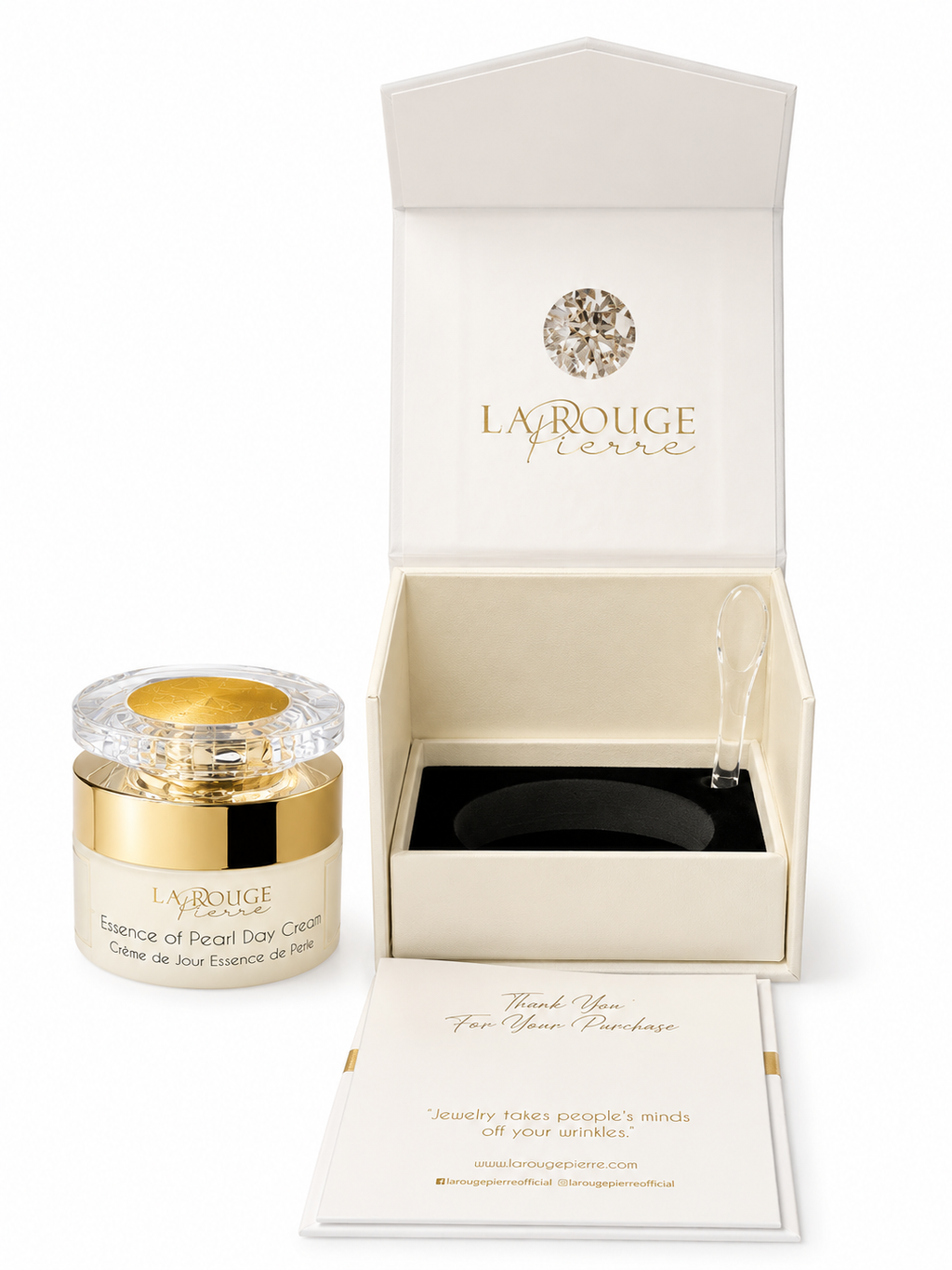 LA ROUGE Pierre CRYSTAL COLLECTION Essence of Pearl Day Cream